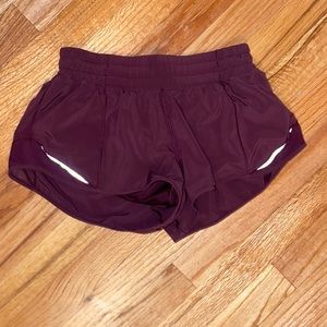 Purple Lululemon shorts size 6 length 2.5